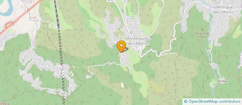 localisation de l'entreprise SYND COPRO DU DOMAINE DES ALBERES  SAINT-GENIS-DES-FONTAINES