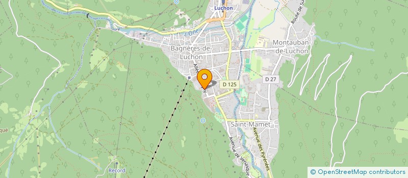 localisation de l'entreprise SYND COPRO DU GRAND CHALET SPONT  BAGNERES-DE-LUCHON