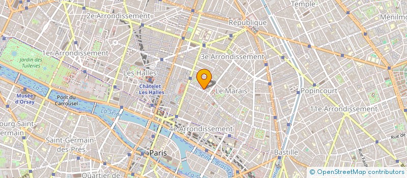 localisation de l'entreprise SYND COPRO DU PASSAGE SAINTE AVOYE  PARIS