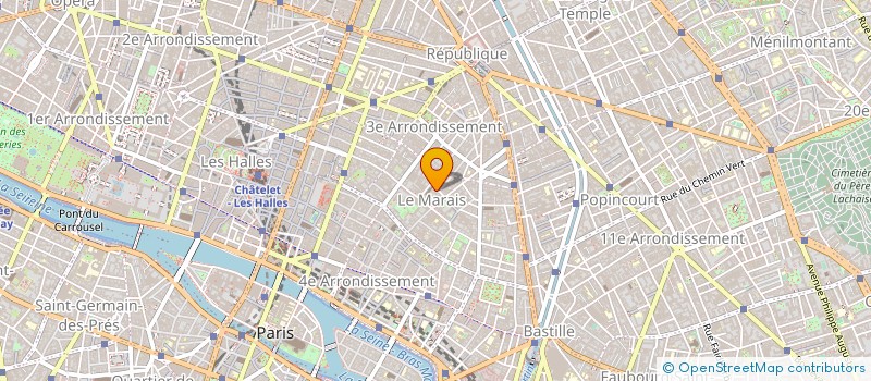 localisation de l'entreprise SYND COPRO DU PERCHE  PARIS