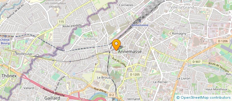 localisation de l'entreprise SYND COPRO ECRINS  ANNEMASSE