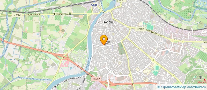 localisation de l'entreprise SYND COPRO EDEN ROC  AGDE