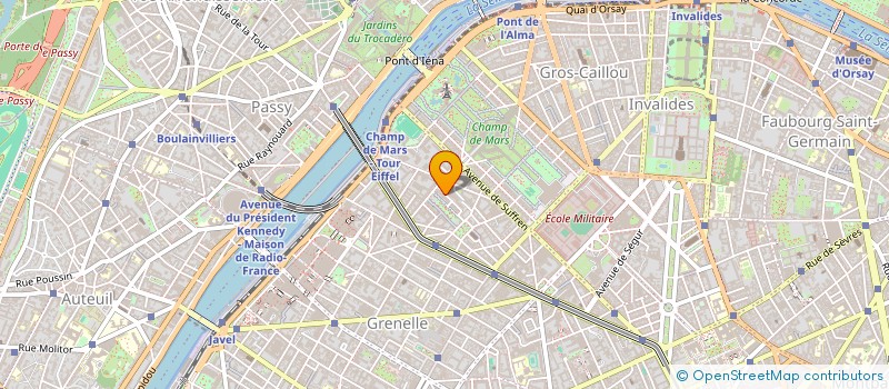 localisation de l'entreprise SYND COPRO EDGAR FAURE 75015 PARIS  PARIS