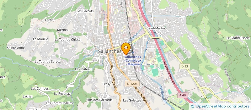 localisation de l'entreprise SYND COPRO ELYSEE FAUCIGNY  SALLANCHES