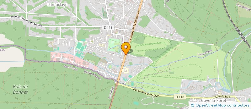 localisation de l'entreprise SYND COPRO FERME LAMORLAYE  LAMORLAYE