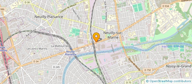 localisation de l'entreprise SYND COPRO FOCH à NEUILLY-SUR-MARNE