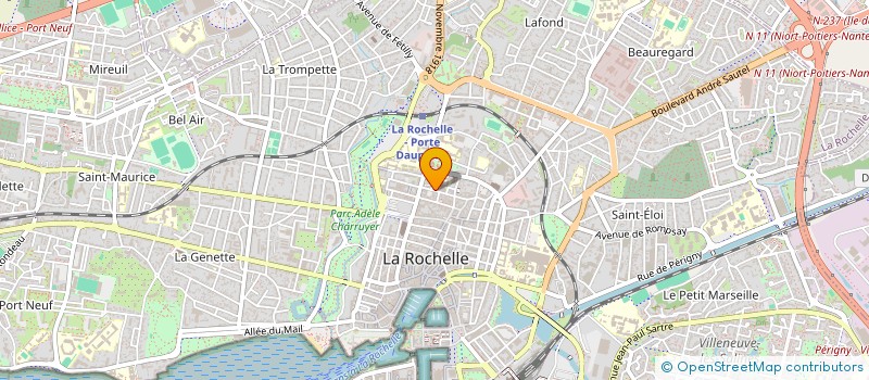 localisation de l'entreprise SYND COPRO FROMENTIN  LA ROCHELLE