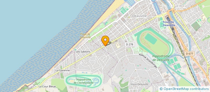 localisation de l'entreprise SYND COPRO GEORGE SAND  DEAUVILLE