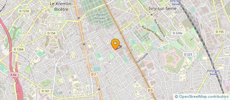 localisation de l'entreprise SYND COPRO GOURNAY  VITRY-SUR-SEINE