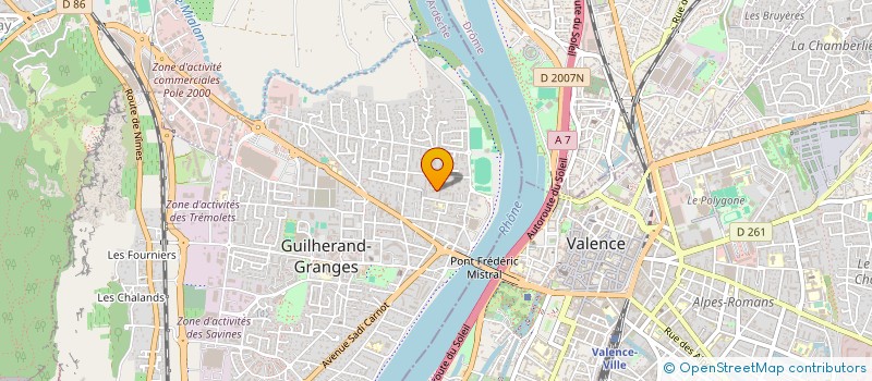 localisation de l'entreprise SYND COPRO GRAND CHATELET  GUILHERAND-GRANGES