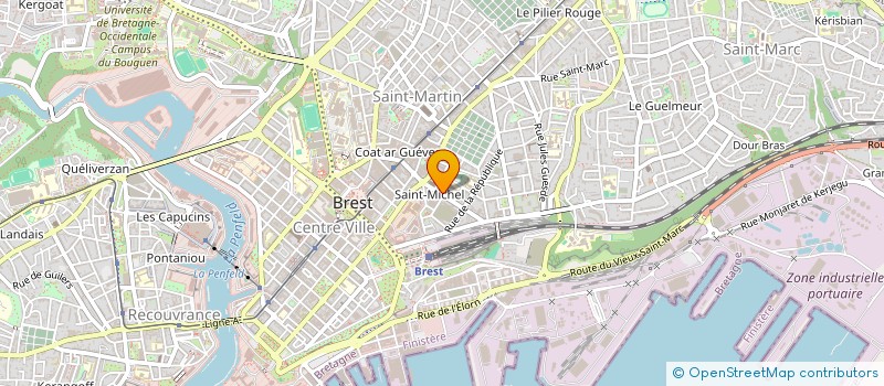 localisation de l'entreprise SYND COPRO GROUPE GAMBETTA  BREST