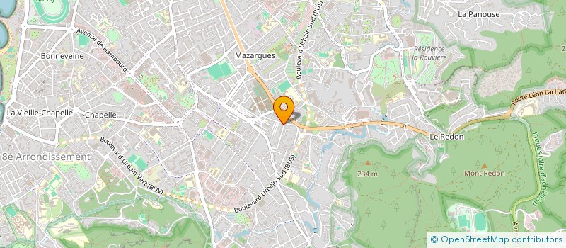localisation de l'entreprise SYND COPRO H TOMASI ROCHEBELLE à MARSEILLE
