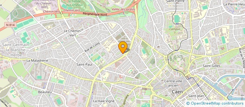 localisation de l'entreprise SYND COPRO HASTING DUNOIS à CAEN