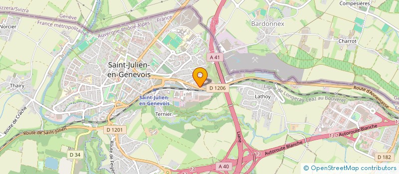 localisation de l'entreprise SYND COPRO HELVETIA IV  SAINT-JULIEN-EN-GENEVOIS