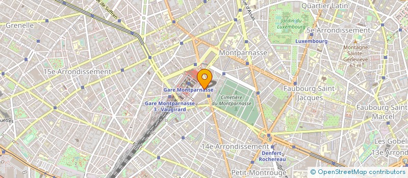 localisation de l'entreprise SYND COPRO HERON BUILDING MONTPARNASSE  PARIS