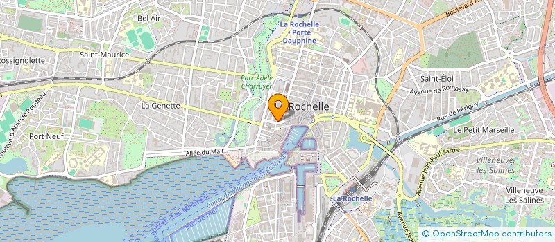 localisation de l'entreprise SYND COPRO HORLOGE  LA ROCHELLE