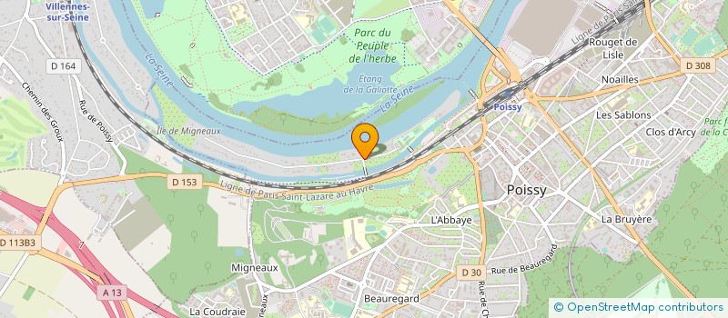 localisation de l'entreprise SYND COPRO ILE MIGNEAUX  POISSY