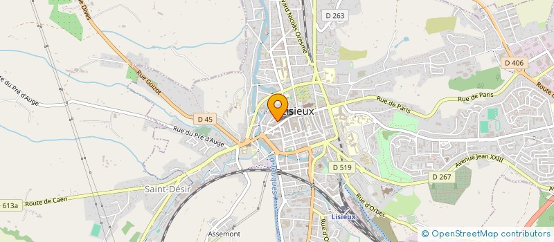 localisation de l'entreprise SYND COPRO ILOT 26F  LISIEUX