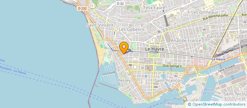 localisation de l'entreprise SYND COPRO IMB. ILOT V1 à LE HAVRE