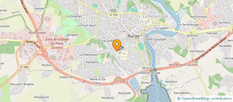 localisation de l'entreprise SYND COPRO IMM 2 RUE DU RECLUS à AURAY