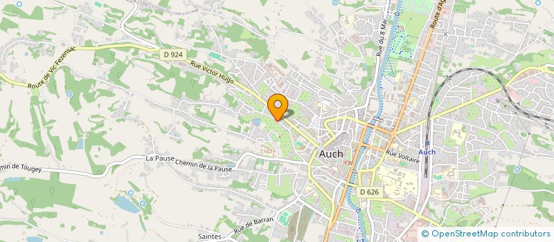 localisation de l'entreprise SYND COPRO IMM 5 BIS RUE TAPIS VERT  AUCH