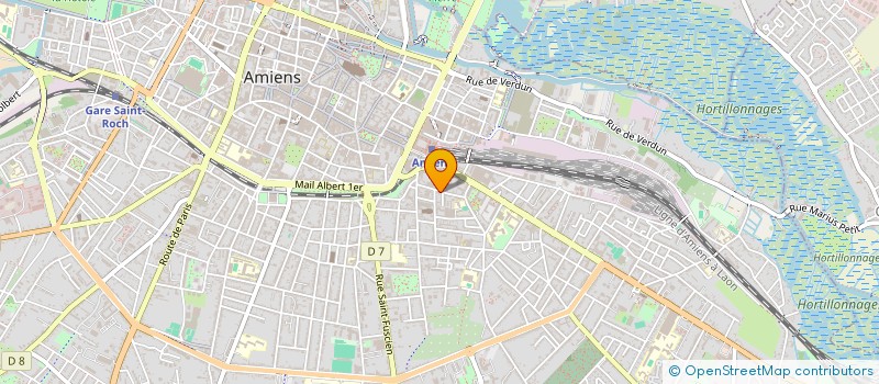 localisation de l'entreprise SYND COPRO IMM 50 RUE DE CASTILLE  AMIENS