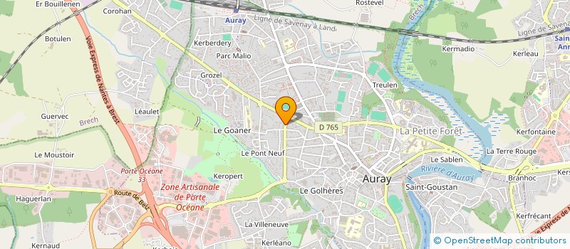 localisation de l'entreprise SYND COPRO IMM 6 RUE LIBERATION à AURAY