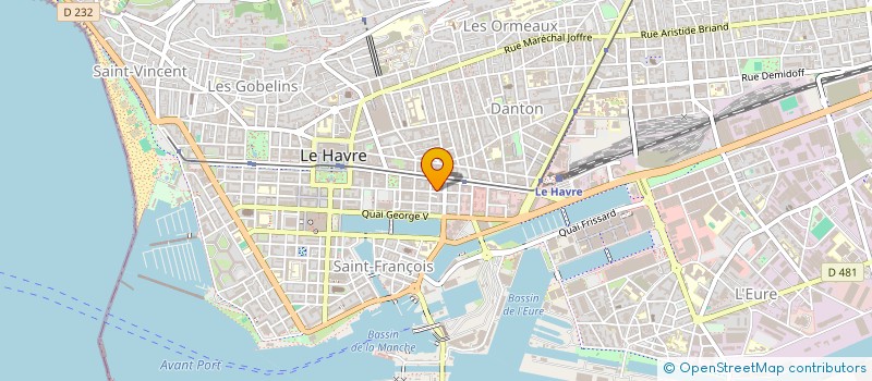 localisation de l'entreprise SYND COPRO IMM AUBOURG 95 RUE SIEGFRIED à LE HAVRE