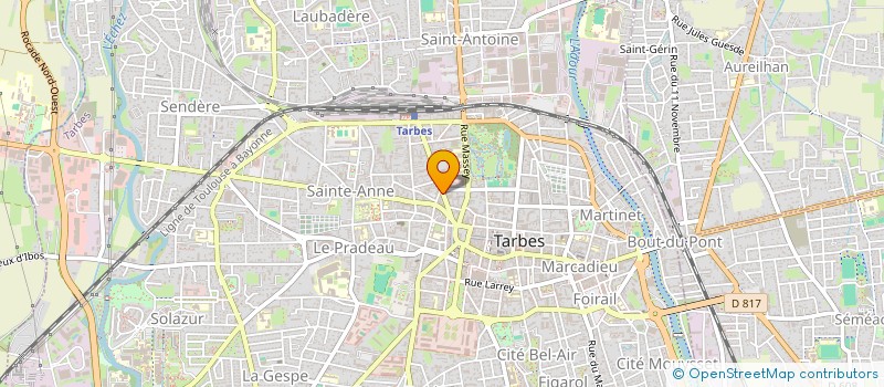 localisation de l'entreprise SYND COPRO IMM DU 9 BERTRAND BARERE  TARBES