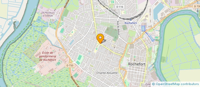 localisation de l'entreprise SYND COPRO IMM GAMBETTA  ROCHEFORT