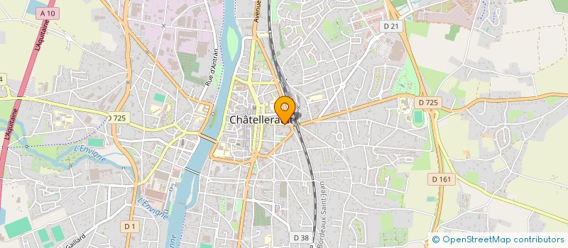 localisation de l'entreprise SYND COPRO IMM LE CLEMENCEAU  CHATELLERAULT