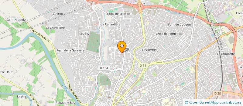 localisation de l'entreprise SYND COPRO IMM LES FRESNES  BEZIERS