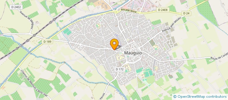 localisation de l'entreprise SYND COPRO IMM LES LYS  MAUGUIO