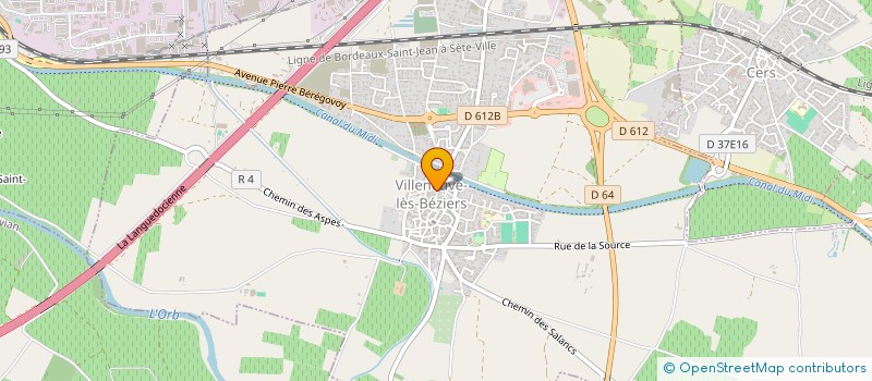 localisation de l'entreprise SYND COPRO IMM MARC ALAIN à VILLENEUVE-LES-BEZIERS