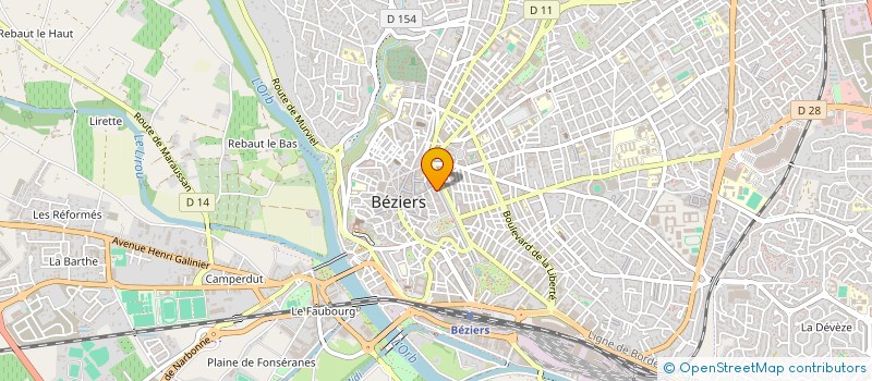 localisation de l'entreprise SYND COPRO IMM PAUL RIQUET  BEZIERS