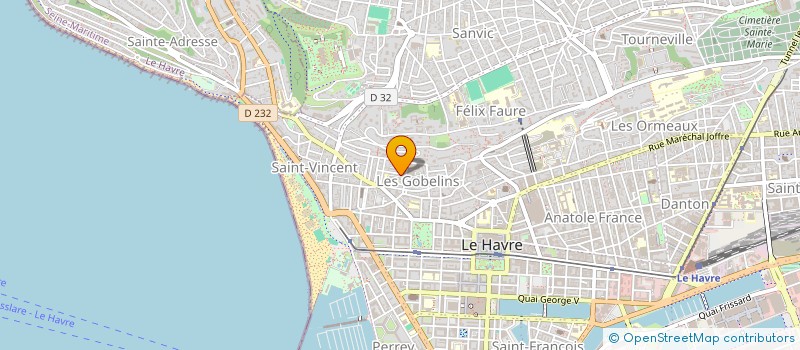 localisation de l'entreprise SYND COPRO IMM SULTAN 40 RUE SANTALLIER à LE HAVRE