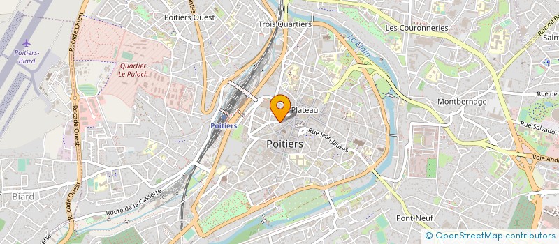 localisation de l'entreprise SYND COPRO IMM TOUR DES DUNES  POITIERS