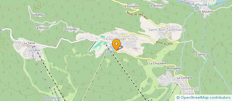 localisation de l'entreprise SYND COPRO IMM VANOISE I à COURCHEVEL