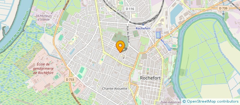 localisation de l'entreprise SYND COPRO IMM VOLTAIRE  ROCHEFORT