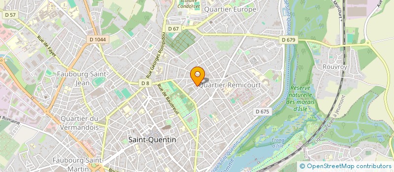 localisation de l'entreprise SYND COPRO IMME 9 R COLMAR à SAINT-QUENTIN