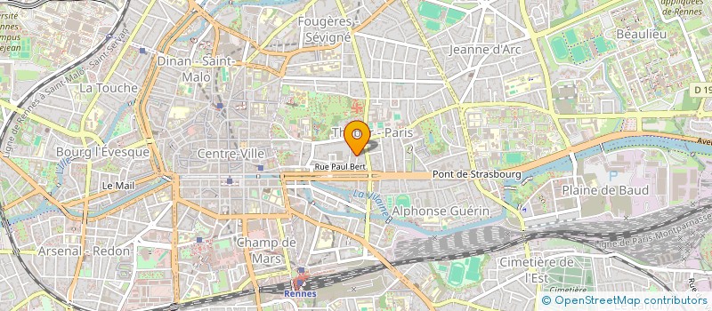 localisation de l'entreprise SYND COPRO IMMEU 13 RUE DE BELFORT  RENNES