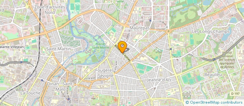 localisation de l'entreprise SYND COPRO IMMEU 18 BD VOLNEY  RENNES