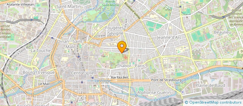 localisation de l'entreprise SYND COPRO IMMEU 23 R PALESTINE  RENNES