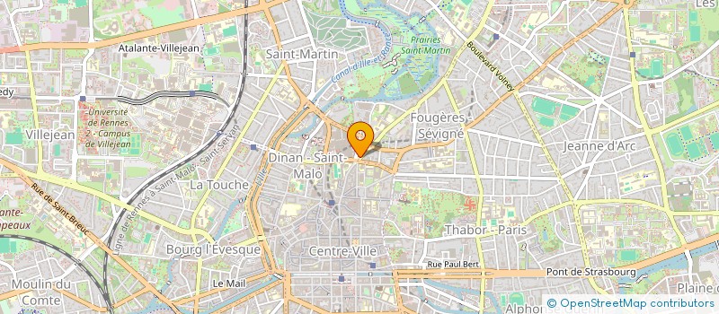 localisation de l'entreprise SYND COPRO IMMEU 33 QUATER R D'ANTRAIN  RENNES