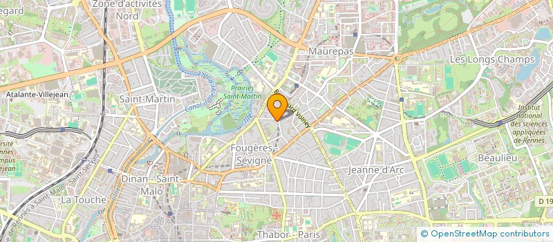 localisation de l'entreprise SYND COPRO IMMEU 33 RUE LAFOND  RENNES