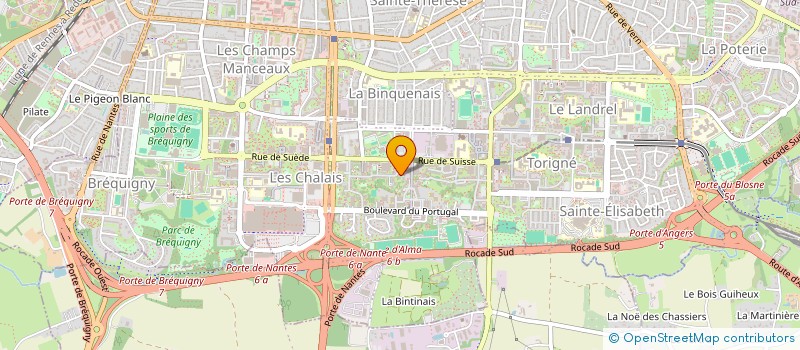 localisation de l'entreprise SYND COPRO IMMEU 34 BILBAO & 12 SETUBAL  RENNES