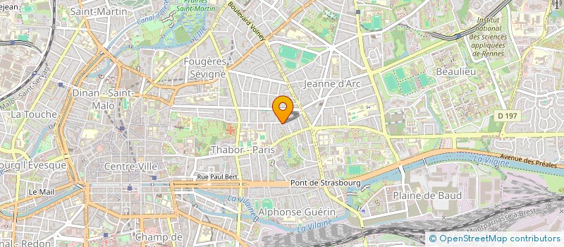 localisation de l'entreprise SYND COPRO IMMEU 38 R DE LA PALESTINE  RENNES