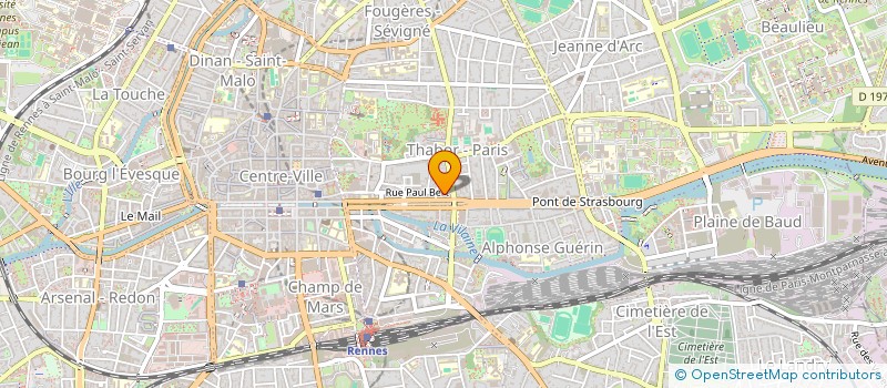 localisation de l'entreprise SYND COPRO IMMEU 56 R PAUL BERT  RENNES