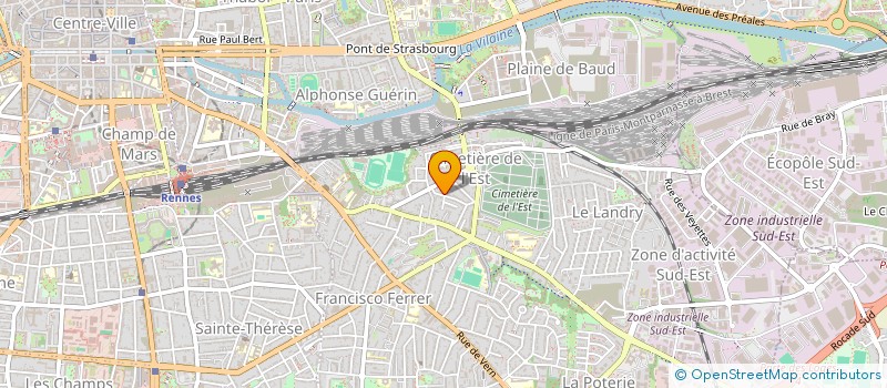 localisation de l'entreprise SYND COPRO IMMEU 9 RUE MARCEL PLANIOL  RENNES