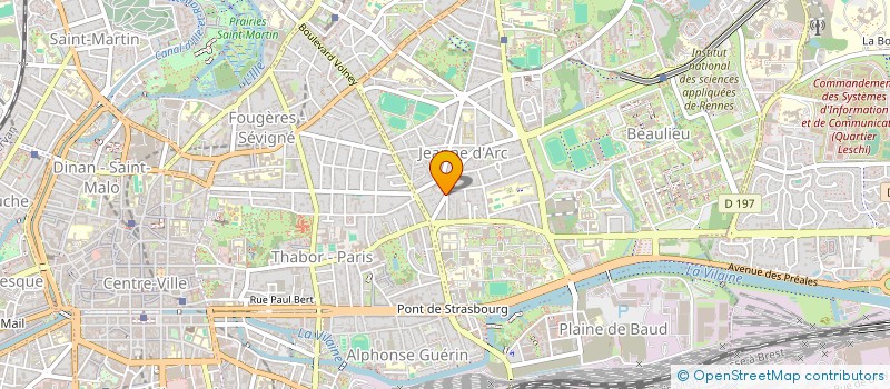 localisation de l'entreprise SYND COPRO IMMEU DANTON CARREL  RENNES